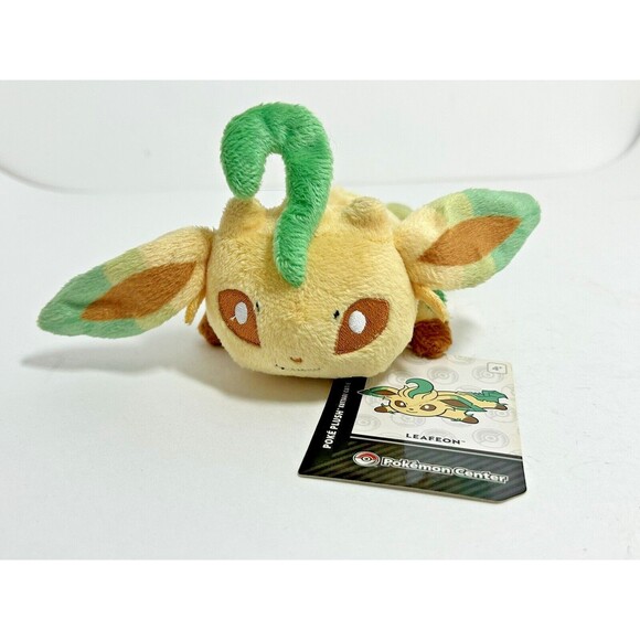 Leafeon Pokemon Center 2015 Kuttari Cutie Awake 6" Plush Toy Japan Rare w/ Tags - Picture 12 of 12